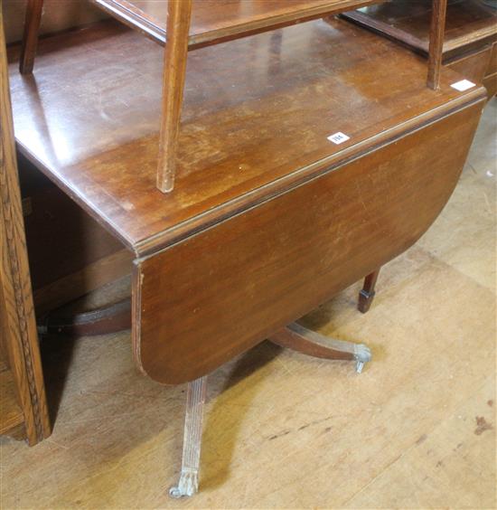 George III mahogany Pembroke table(-)